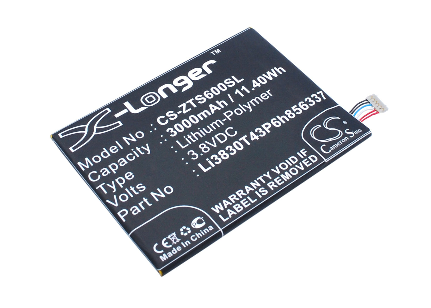 Replacement Battery for BlackBerry | ZTE Aurora – Mobile, SmartPhone – 3000mAh / 3.8V - image 1
