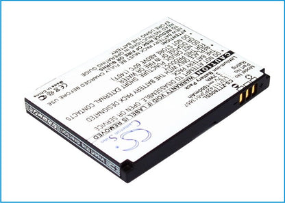 Replacement Battery for Vodafone  P752D – Mobile, SmartPhone – 1000mAh / 3.7Wh / 3.7V