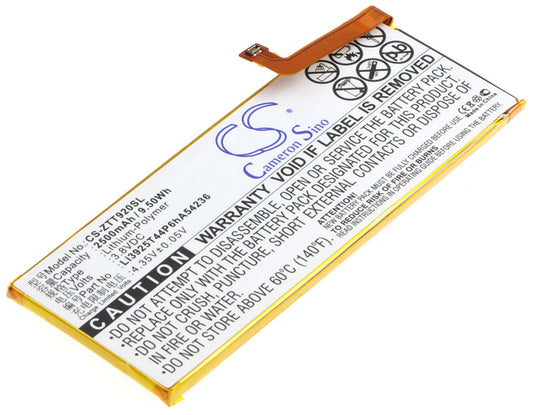 Replacement Battery for ZTE Blade S7 – Mobile, SmartPhone – 2500mAh / 3.8V - image 1