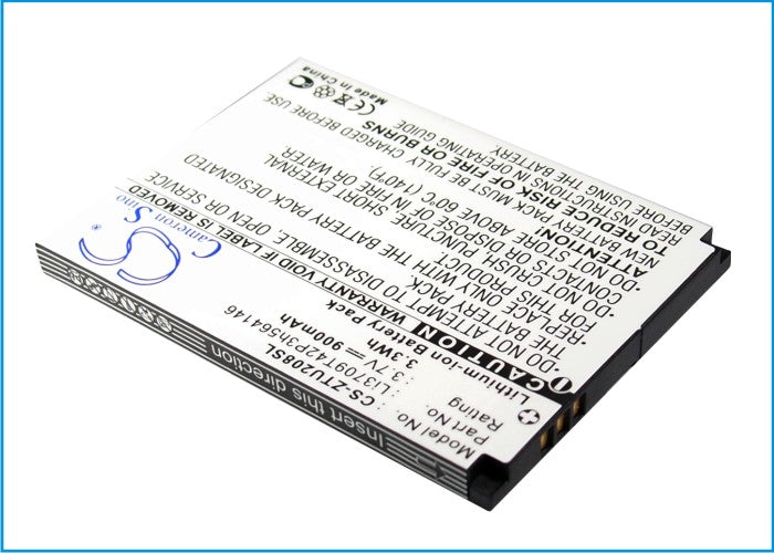 Replacement Battery for ZTE U208 – Mobile, SmartPhone – 900mAh / 3.7V - image 4