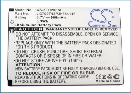 Replacement Battery for ZTE U208 – Mobile, SmartPhone – 900mAh / 3.7V - image 5