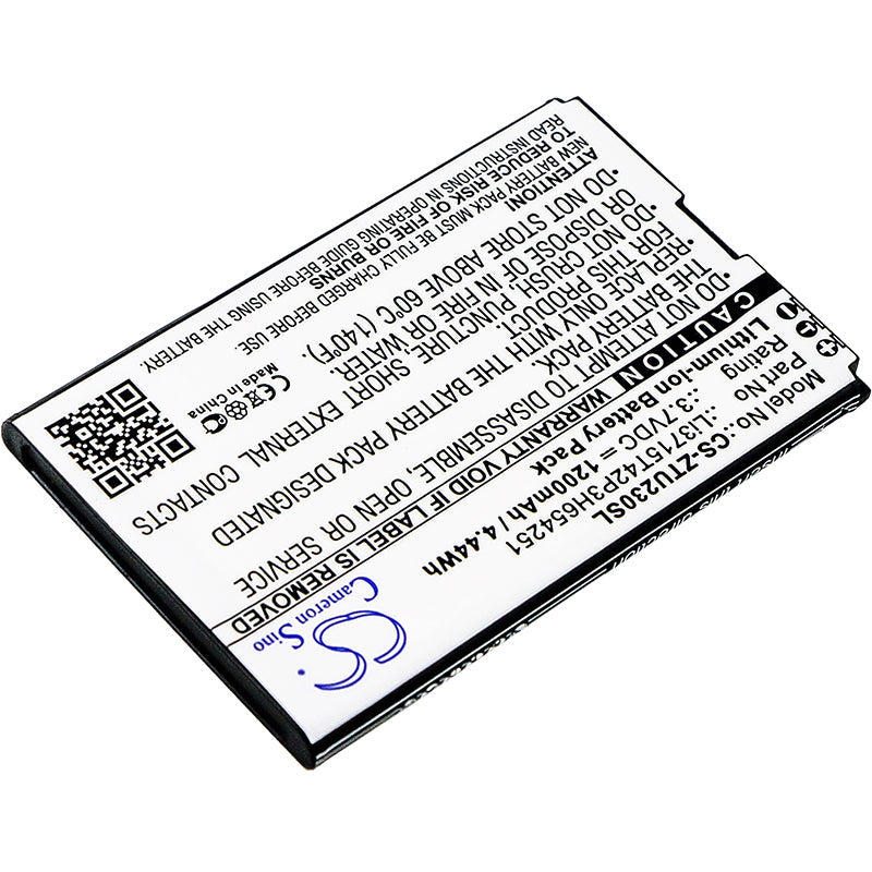 Replacement Battery for Cricket  Groove – Mobile, SmartPhone – 1200mAh / 4.44Wh / 3.7V