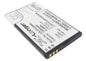 Replacement Battery for ZTE  S207 – Mobile, SmartPhone – 1200mAh / 4.44Wh / 3.7V