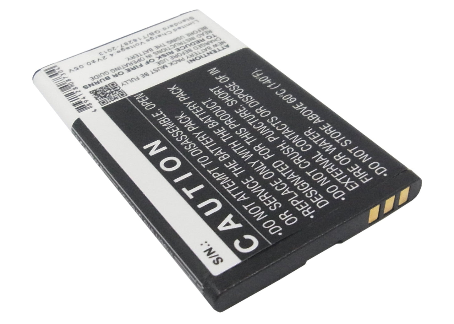 Replacement Battery for ZTE  S207 – Mobile, SmartPhone – 1200mAh / 4.44Wh / 3.7V