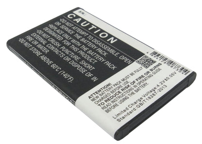 Replacement Battery for ZTE  S207 – Mobile, SmartPhone – 1200mAh / 4.44Wh / 3.7V