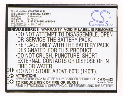 Replacement Battery for ZTE L530G – Mobile, SmartPhone – 1150mAh / 3.7V - image 5