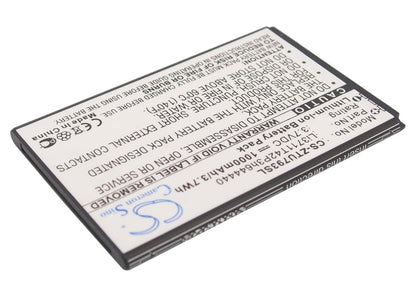 Replacement Battery for ZTE  U793 – Mobile, SmartPhone – 1000mAh/3.7Wh / 3.7V