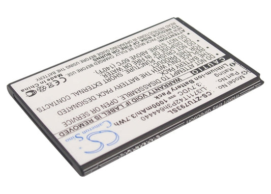 Replacement Battery for ZTE  U793 – Mobile, SmartPhone – 1000mAh/3.7Wh / 3.7V