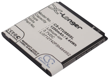 Replacement Battery for Amazing  A3 – Mobile, SmartPhone – 1200mAh / 4.44Wh / 3.7V