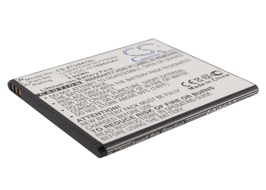 Replacement Battery for ZTE U887 – Mobile, SmartPhone – 1600mAh / 3.7V - image 1