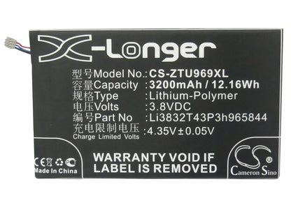Replacement Battery for Amazing  A7 – Mobile, SmartPhone – 3200mAh / 12.16Wh / 3.8V