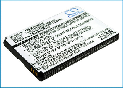 Replacement Battery for ZTE U981 – Mobile, SmartPhone – 1500mAh / 3.7V - image 1