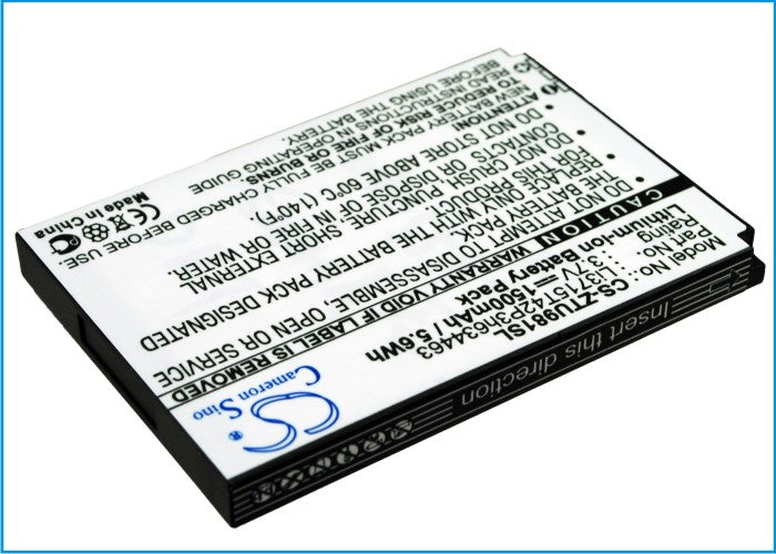 Replacement Battery for ZTE U981 – Mobile, SmartPhone – 1500mAh / 3.7V - image 2