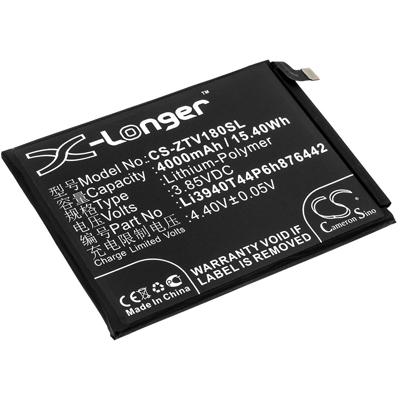 Replacement Battery for Nubia | ZTE V18 – Mobile, SmartPhone – 4000mAh / 3.85V - image 1