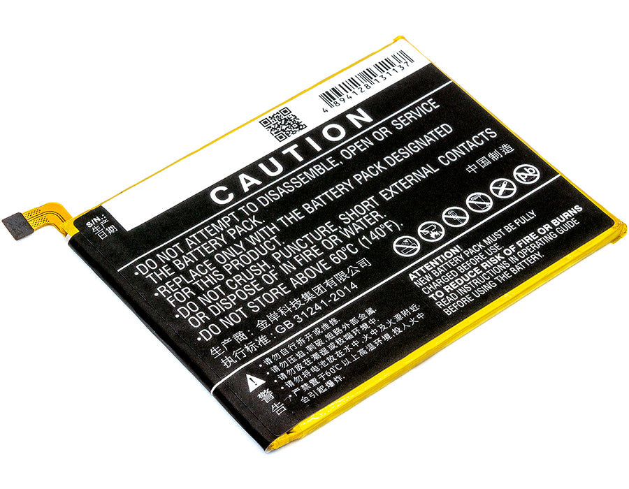 Replacement Battery for ZTE  Blade V8 – Mobile, SmartPhone – 2700mAh / 10.40Wh / 3.85V