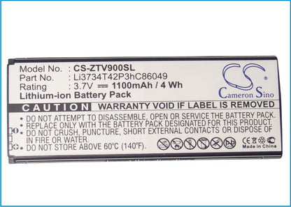 Replacement Battery for BASE  Lutea 2 – Mobile, SmartPhone – 1100mAh / 4.07Wh / 3.7V
