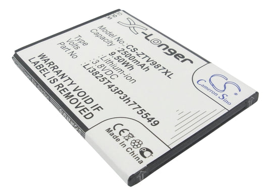 Replacement Battery for Amazing | ZTE A6 – Mobile, SmartPhone – 2500mAh / 3.8V - image 1