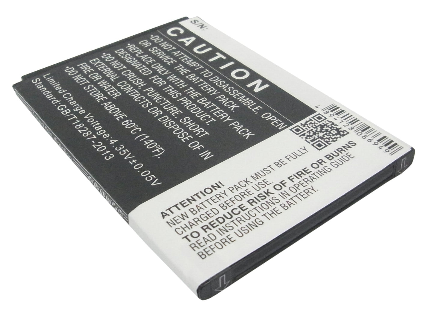 Replacement Battery for ZTE  Grand X Quad – Mobile, SmartPhone – 2500mAh / 9.50Wh / 3.8V