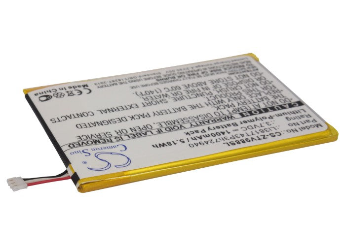 Replacement Battery for NET10 | ZTE Paragon – Mobile, SmartPhone – 1400mAh / 3.7V - image 2