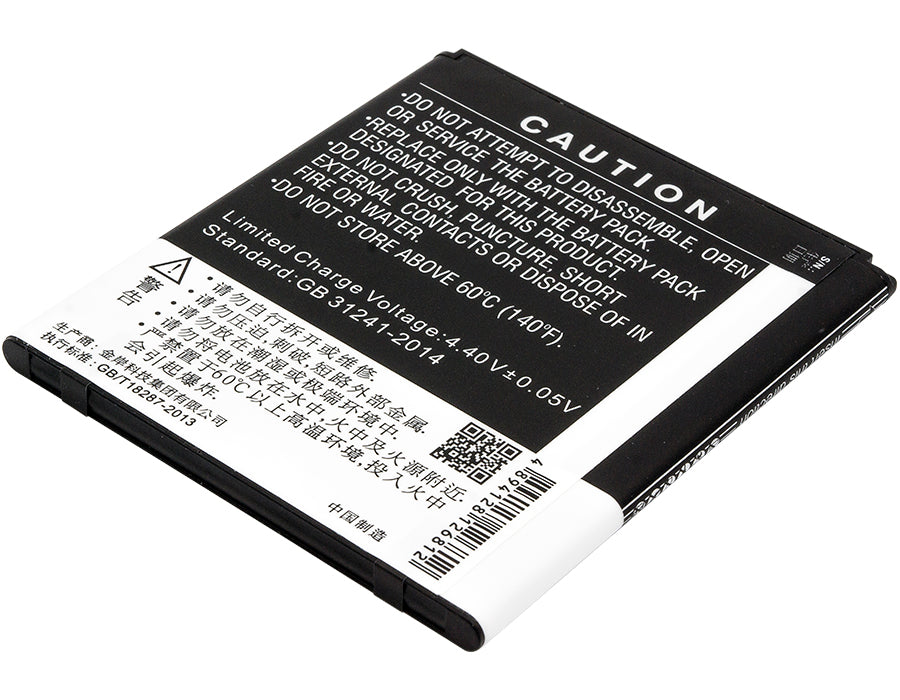 Replacement Battery for ZTE  Grand X 2 – Mobile, SmartPhone – 2450mAh / 9.43Wh / 3.85V