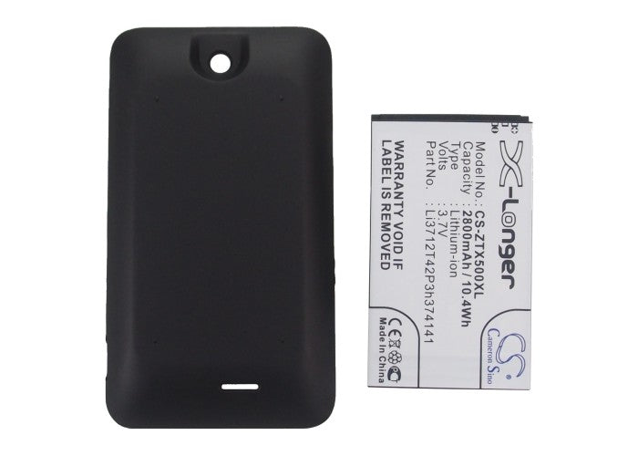 Replacement Battery for ZTE  Score M – Mobile, SmartPhone – 2800mAh/10.36Wh / 3.7V