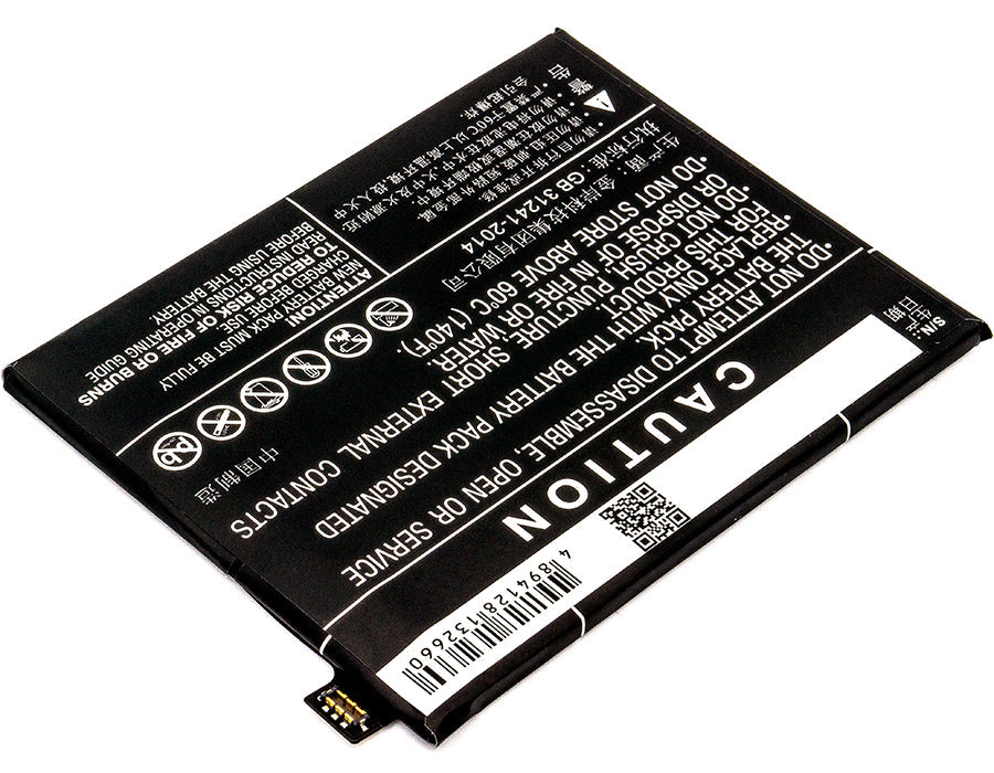 Replacement Battery for ZTE  Nubia M2 – Mobile, SmartPhone – 3600mAh / 13.86Wh / 3.85V