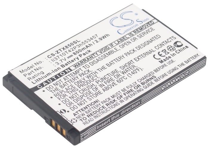 Replacement Battery for ZTE | Vodafone | Dell | 3 Skype | Telstra | T-Mobile N600 – Mobile, SmartPhone – 800mAh / 3.7V - image 1
