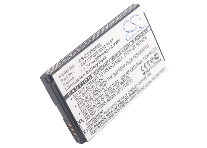 Replacement Battery for Vodafone  255 – Mobile, SmartPhone – 800mAh / 2.96Wh / 3.7V