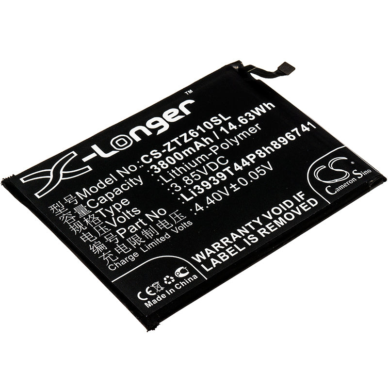 Replacement Battery for ZTE Blade Max View – Mobile, SmartPhone – 3800mAh / 3.85V - image 1