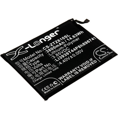Replacement Battery for ZTE Blade Max View – Mobile, SmartPhone – 3800mAh / 3.85V - image 1