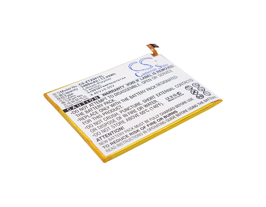 Replacement Battery for ZTE | Cricket | MetroPCS Z981 – Mobile, SmartPhone – 3400mAh / 3.85V - image 1