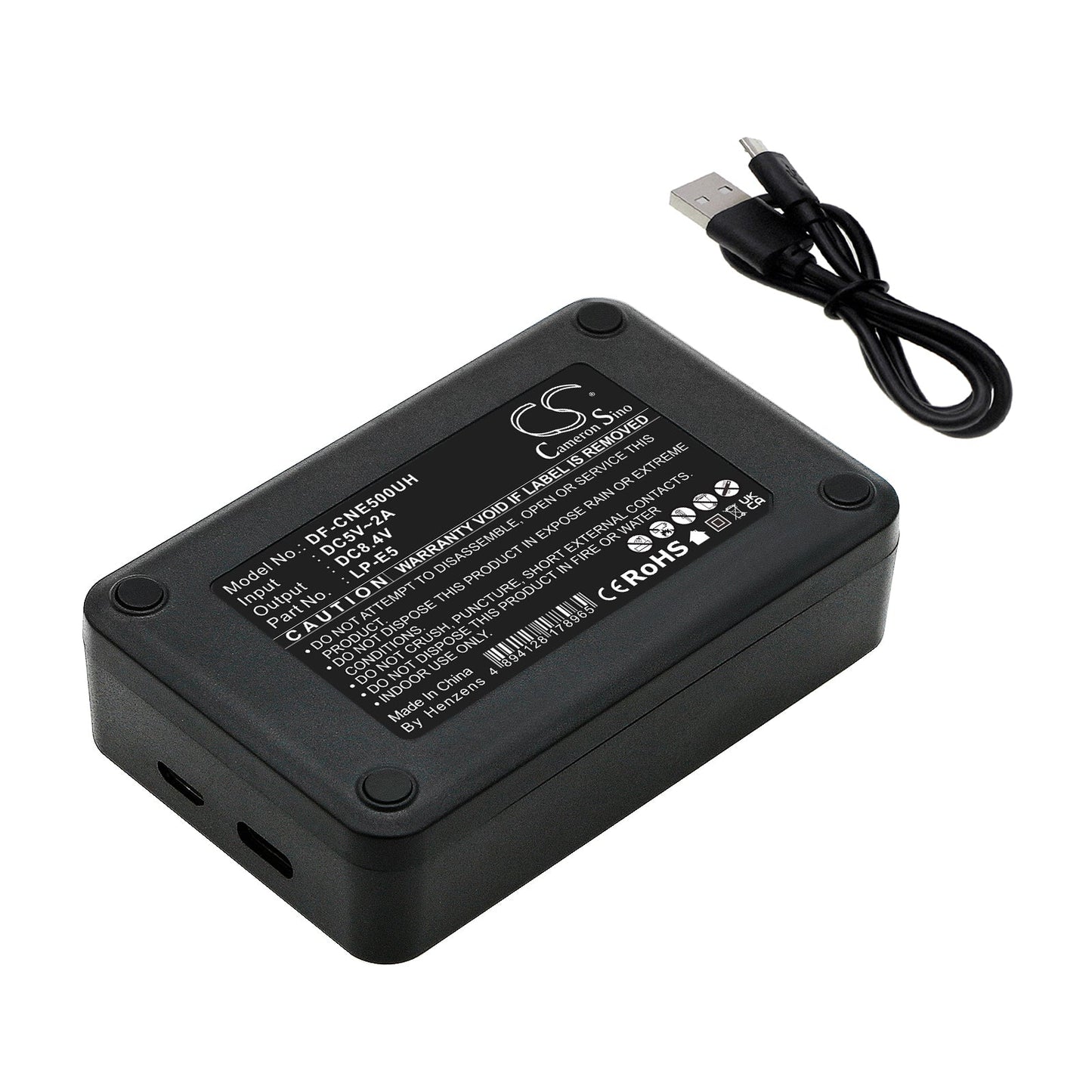 Replacement Battery for Canon  EOS 1000D – Camera Charger –  /  V